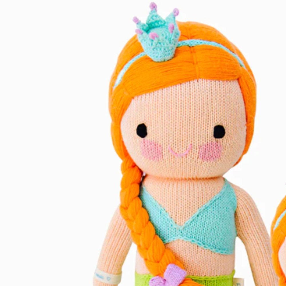 ✨ Cuddle + Kind Charity Stuffed Animal Plush Isla the Mermaid Large 20”